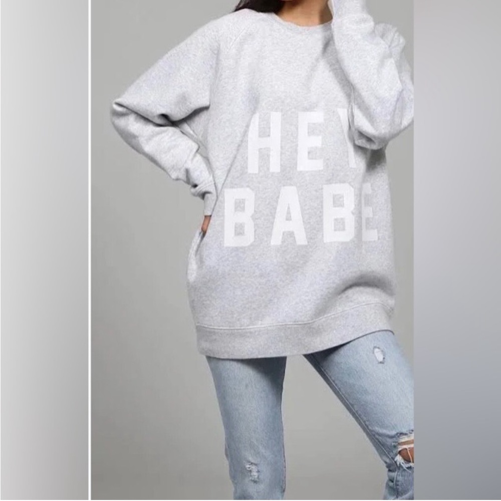 --ON HOLD--EUC “Hey Babe” Brunette the Label NYB Crew